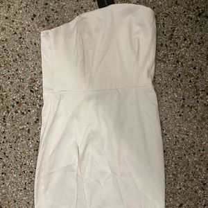 White mini dress, brand new never used